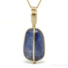 Blue Kyanite Polished Crystal Pendant from Nepal | Venusrox