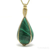 Malachite Polished Crystal Pendant from the Democratic Republic of Congo | Venusrox