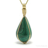 Malachite Polished Crystal Pendant from the Democratic Republic of Congo | Venusrox