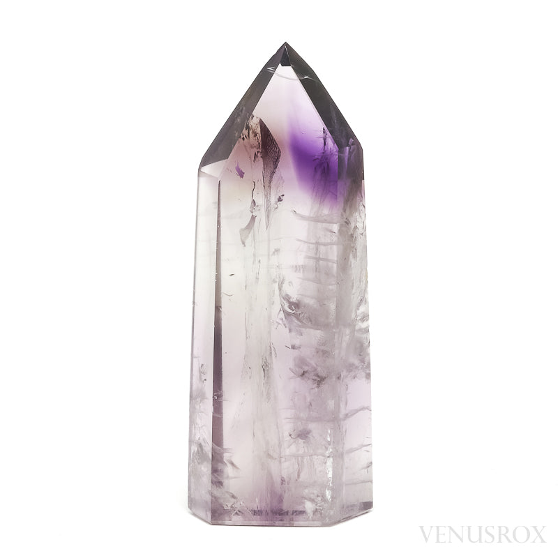 Amethyst Phantom Polished Point from the Quixaba Mine, Bahia, Brazil | Venusrox