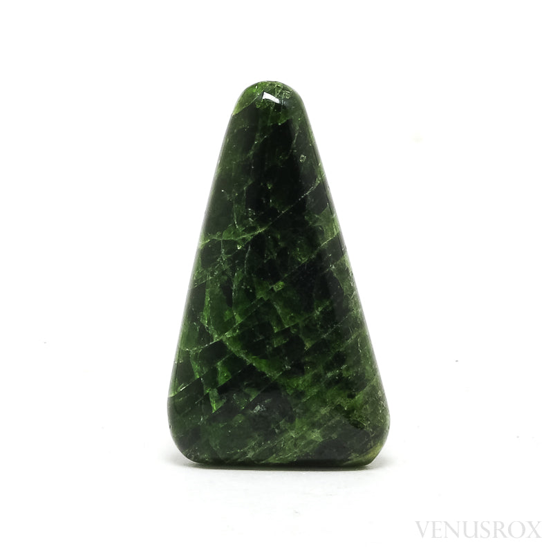 Chrome Diopside Polished Crystal from Sakha, Siberia, Russia | Venusrox