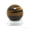 Tigers Eye with Hematite Sphere from South Africa | Venusrox