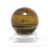 Tigers Eye with Hematite Sphere from South Africa | Venusrox