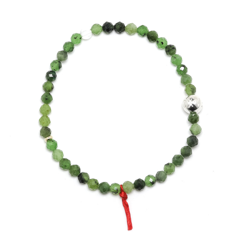 Green Nephrite Jade Bead Bracelet from Canada | Venusrox