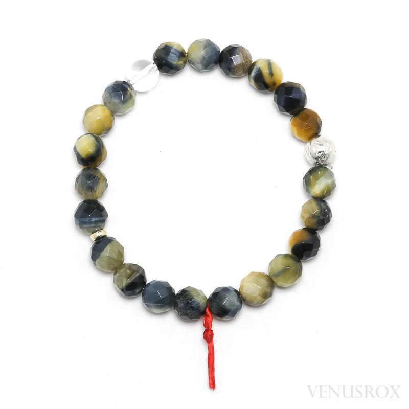 Blonde Tigers Eye with Falcons Eye Bracelet from South Africa | Venusrox