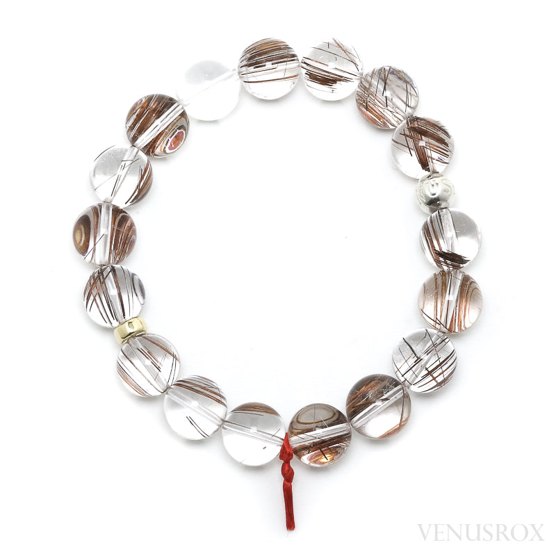 Red Rutilated Quartz Bracelet from Brazil | Venusrox