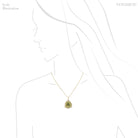 Pink & Green Tourmaline Polished Slice Pendant from Brazil | Venusrox