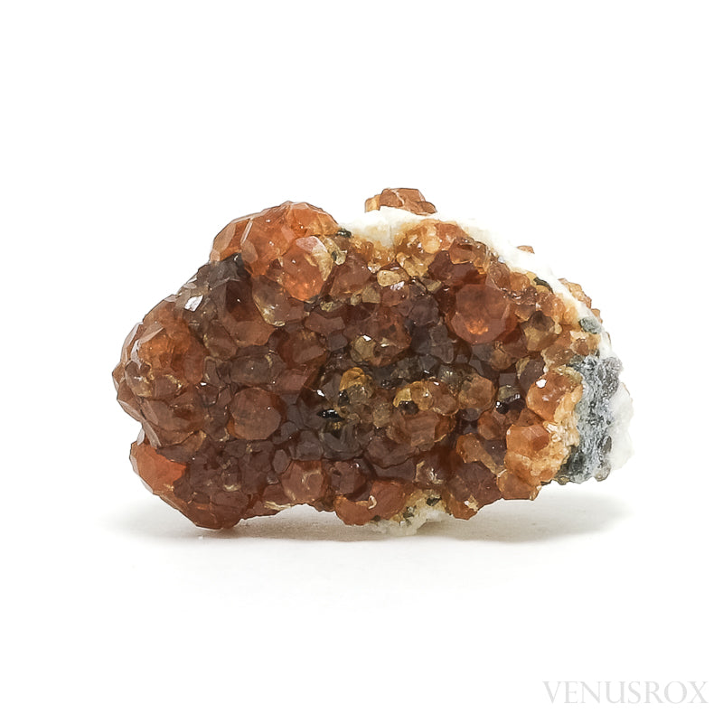 Spessartine Garnet with Orthoclase Natural Cluster from Wushan Spessartine Mine, Tongbei, Yunxiao Co., Zhangzhou Prefecture, Fujian Province, China | Venusrox