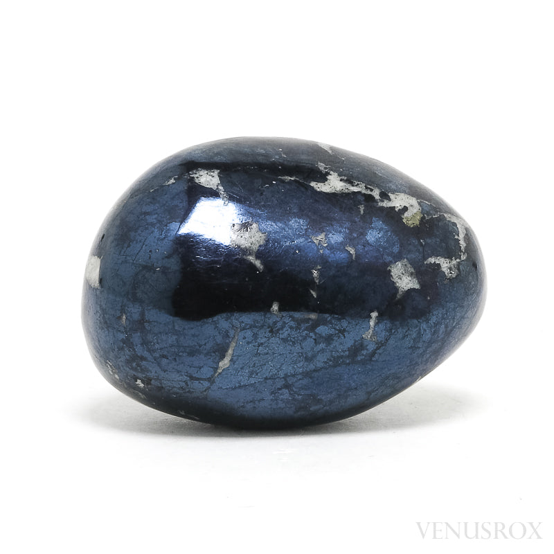 Covellite with Pyrite Polished Crystal from Peru | Venusrox