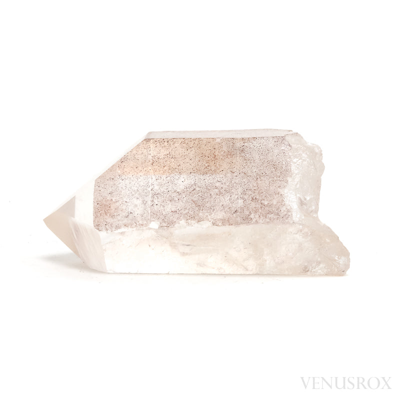 Hematite in Quartz Part Polished/Part Natural Point from Brazil | Venusrox