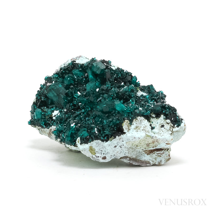 Dioptase with Chrysocolla Natural Cluster from Renéville, Kindanba District, Pool Department, Demacratic Republic of the Congo | Venusrox