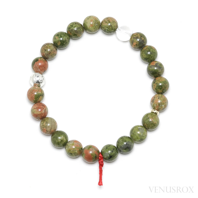 Unakite Bead Bracelet from South Africa | Venusrox