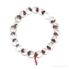 Red Phantom Quartz Bead Bracelet from Brazil | Venusrox