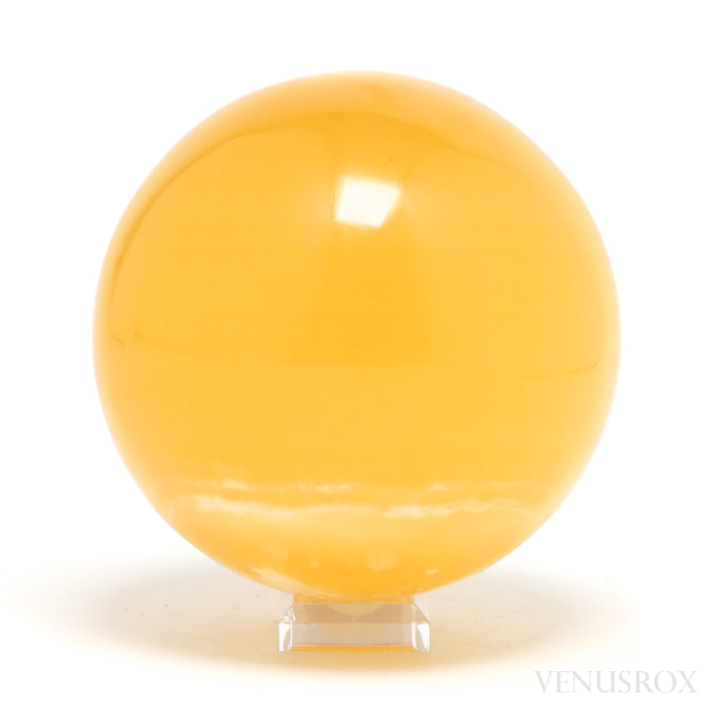 Orange Calcite Sphere from Utah, USA | Venusrox