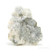 DOLOMITE ON QUARTZ (CLEAR) & PYRITE NATURAL CLUSTER