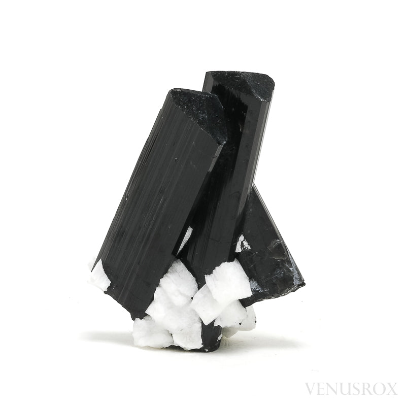 Black/Brown (Dravite) Tourmaline with Albite, Quartz Mica Natural Cluster from Skardu, Gilgit-Baltistan, Pakistan | Venusrox