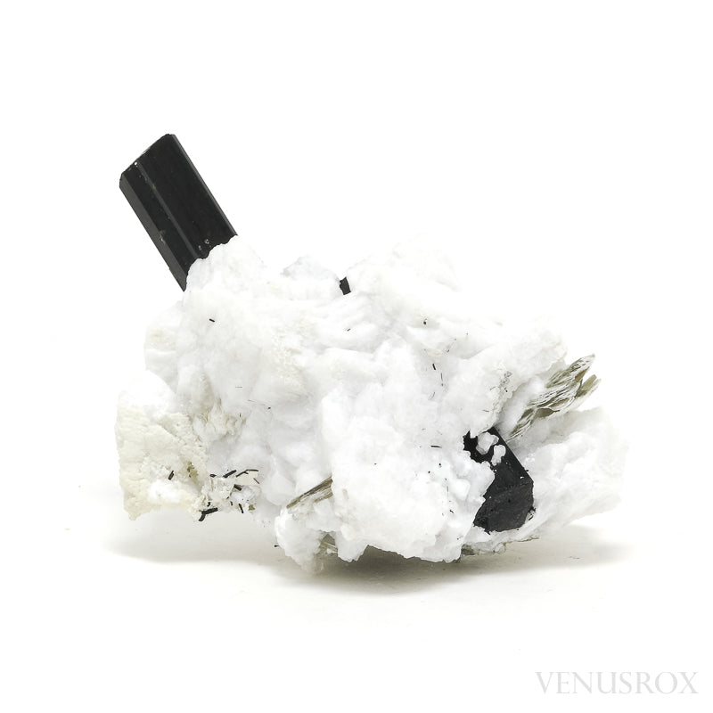 Black/Brown (Dravite) Tourmaline with Albite, Quartz Mica Natural Cluster from Skardu, Gilgit-Baltistan, Pakistan | Venusrox