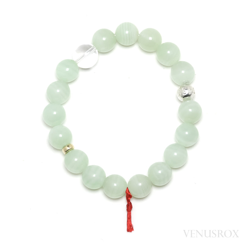 Green Calcite Bead Bracelet from Afghanistan | Venusrox