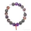 Quartz with Amethyst, Goethite & Hematite Bracelet from Brazil | Venusrox