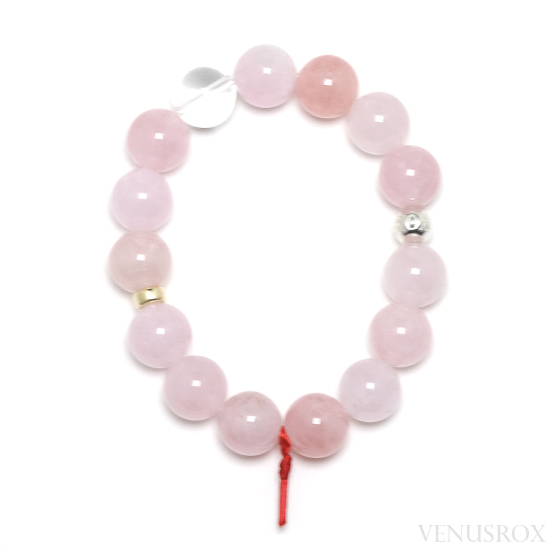 Morganite Bead Bracelet from Brazil | Venusrox