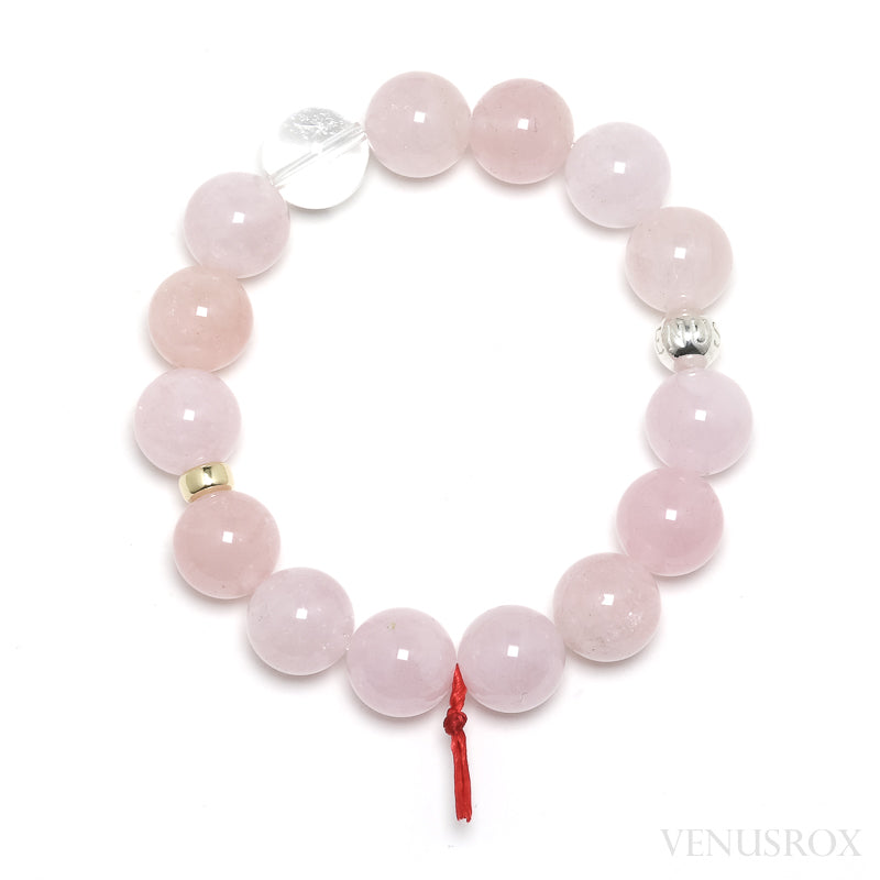 Morganite Bead Bracelet from Brazil | Venusrox