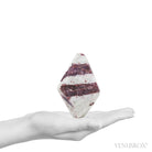 Rubellite (Red Tourmaline) in Albite Polished/Natural Point from Batalha mine, Junco do Seridó, Paraíba, Brazil | Venusrox