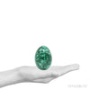 Malachite Polished Egg from the Democratic Republic of Congo | Venusrox