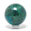 Chrysocolla with Malachite Polished Sphere from Peru | Venusrox