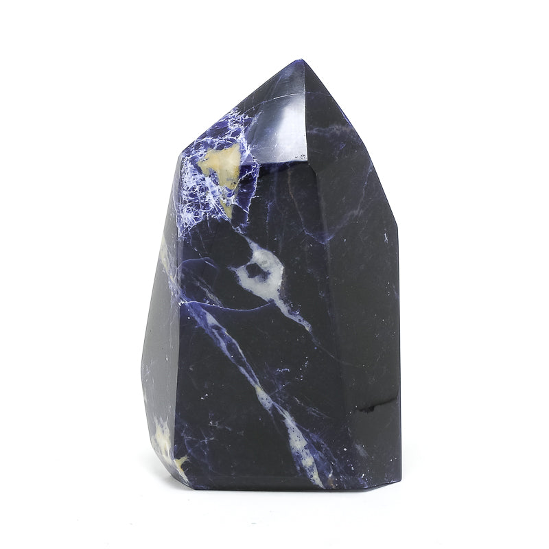 Sodalite Polished Point from Brazil | Venusrox