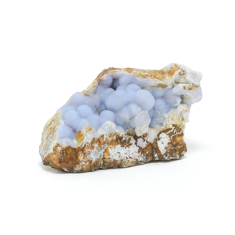 Blue Chalcedony pseudomorph after Anhydrite on Matrix Natural Crystal from Rumy Pata, Ichuna, General Sanchez Cerro Province, Moquegua, Peru | Venusrox
