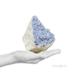 Blue Chalcedony pseudomorph after Anhydrite on Matrix Natural Crystal from Rumy Pata, Ichuna, General Sanchez Cerro Province, Moquegua, Peru | Venusrox