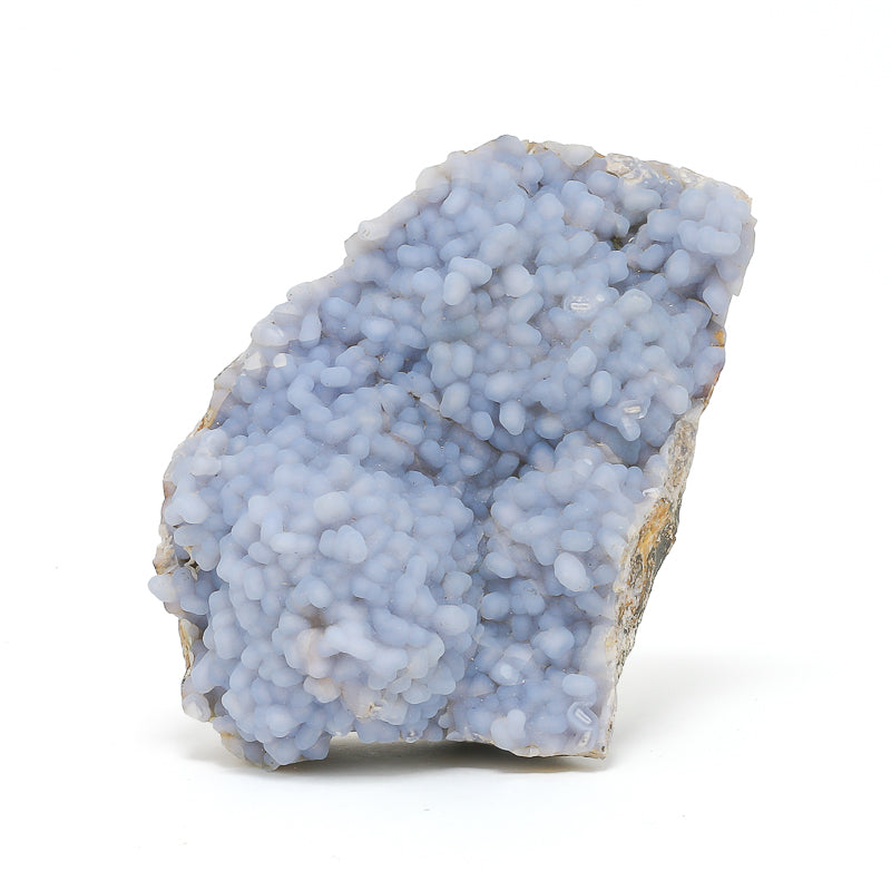 Blue Chalcedony pseudomorph after Anhydrite on Matrix Natural Crystal from Rumy Pata, Ichuna, General Sanchez Cerro Province, Moquegua, Peru | Venusrox