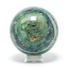 Fuchsite and Blue Kyanite Polished Sphere from Loukhi, Korelia, Russia | Venusrox