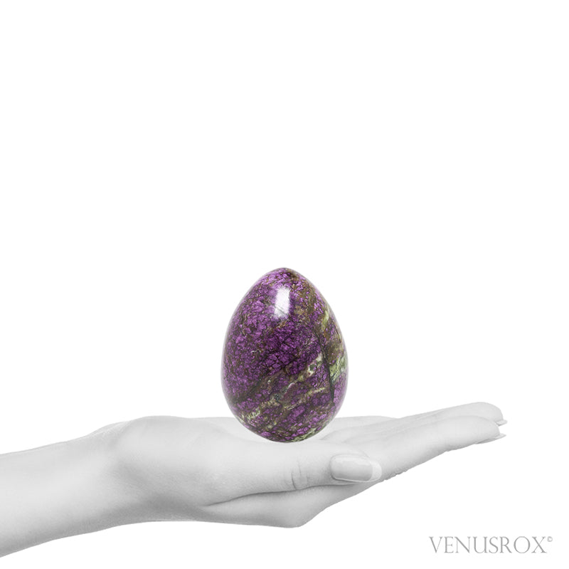 Chromium Iowaite and Serpentine Polished Egg from Kaznakhtinskii ultrabasic massif, Russia | Venusrox