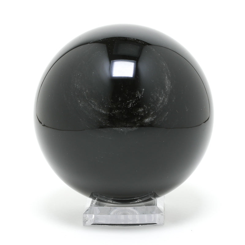 Silver Sheen Obsidian Polished Sphere from Mexico | Venusrox