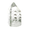 Chlorite Phantom Quartz Polished Point from Brazil | Venusrox