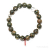 Rhyolite (Rainforest Jasper) Bead Bracelet from Australia | Venusrox