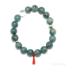 Chrysocolla in Quartz Bracelet from Peru | Venusrox