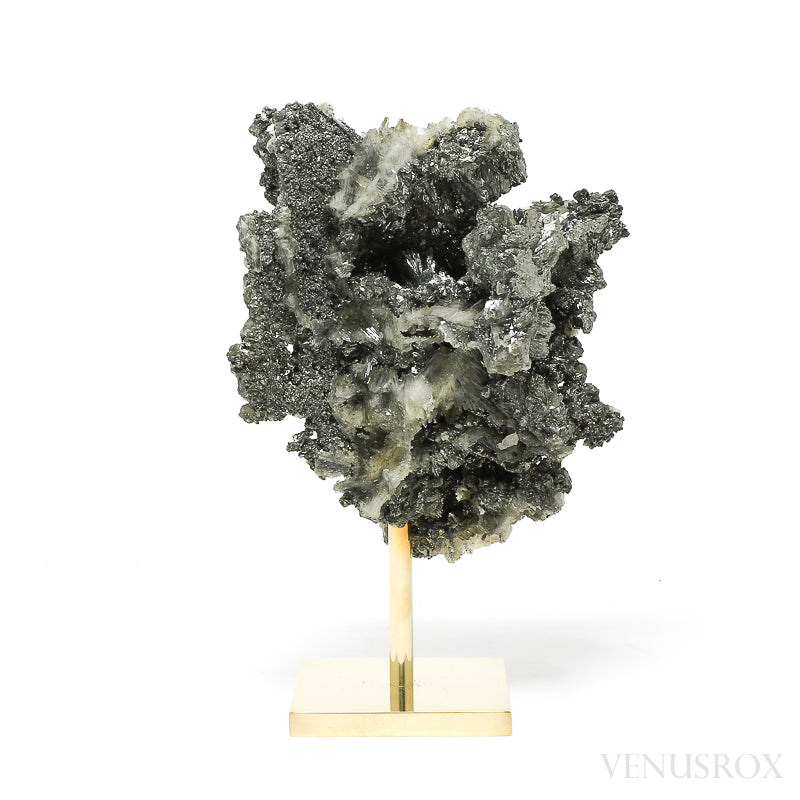 Barite with Marcasite Natural Cluster from Morocco mounted on a bespoke stand | Venusrox