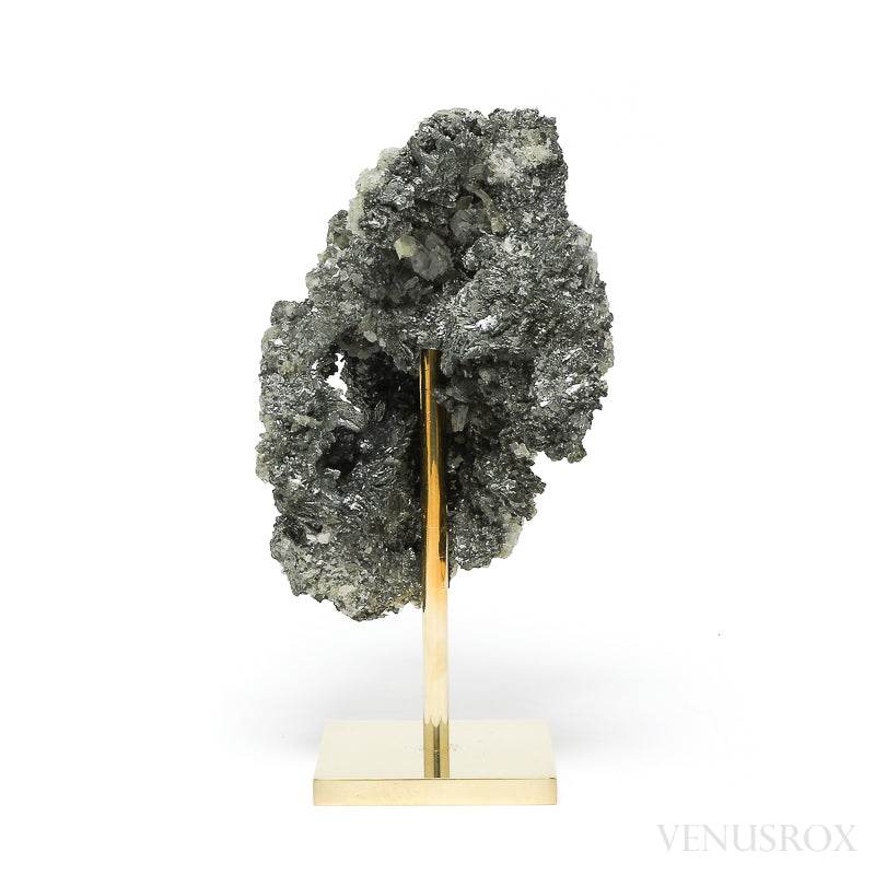 Barite with Marcasite Natural Cluster from Morocco mounted on a bespoke stand | Venusrox