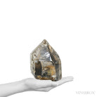 Smoky Phantom Elestial Quartz Part Polished/Part Natural Point from Brazil | Venusrox