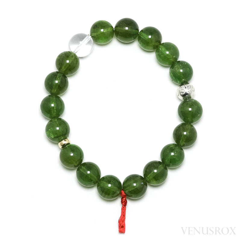 Green Tourmaline in Quartz Bracelet – Living Gems SG