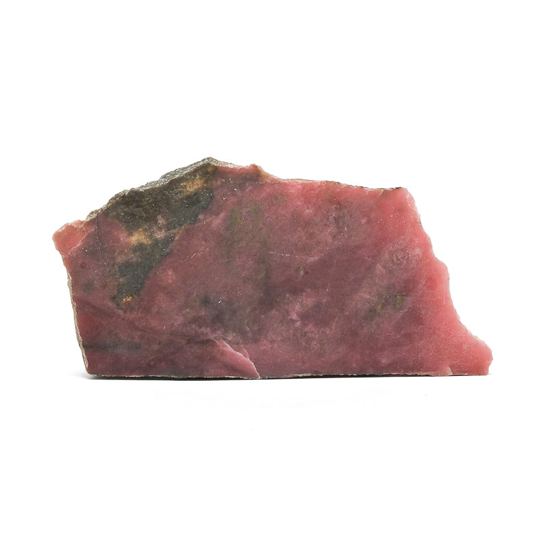 Rhodonite Part Polished/Part Natural Crystal from Kurganovskoe Deposit, Kurganovo, Yekaterinburg, Sverdlovsk Oblast, Russia | Venusrox