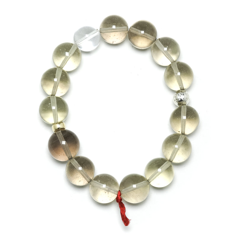 Libyan Gold Tektite Bead Bracelet from Libyan/Egyptian Border, Sahara Desert | Venusrox