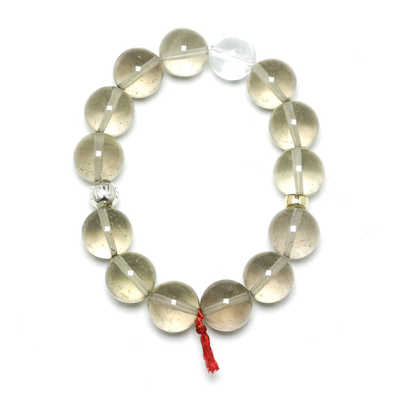 Libyan Gold Tektite Bead Bracelet from Libyan/Egyptian Border, Sahara Desert | Venusrox