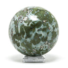 Smaragdite in Talc Polished Sphere from the Allalin Glacier, Valais, Switzerland | Venusrox