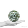 Smaragdite in Talc Polished Sphere from the Allalin Glacier, Valais, Switzerland | Venusrox