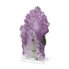 Amethyst Natural 'Flower' from the Karur District, Tamil Nadu, India mounted on a stand | Venusrox