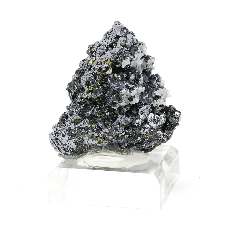 Galena with Chalcopyrite, Sphalerite & Galena Natural Cluster from Bulgaria  | Venusrox