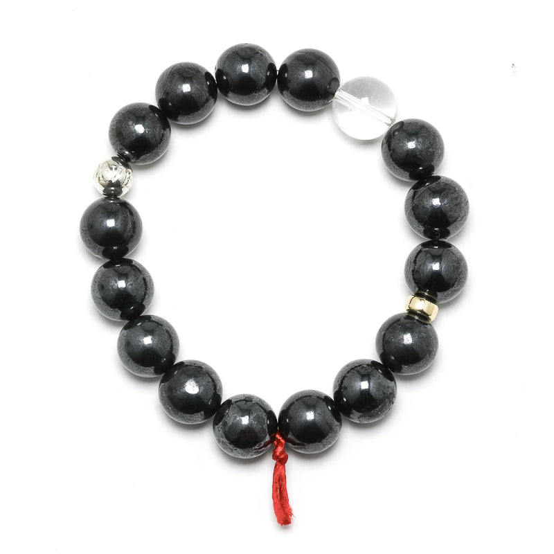 Manganese with Bustamite Bead Bracelet from South Africa | Venusrox